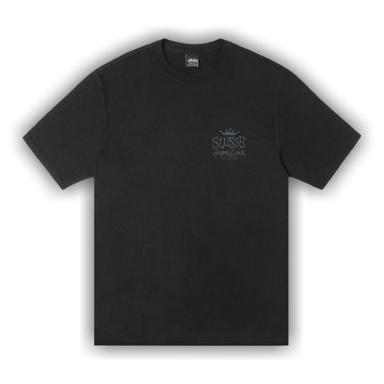 Buy Stussy Beach House Tee Pigment Dyed 'Black' - 1905141 BLAC | GOAT