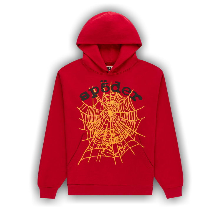 Buy Sp5der Og Web V2 Hoodie 'Red' - SS15FW24RED | GOAT CA
