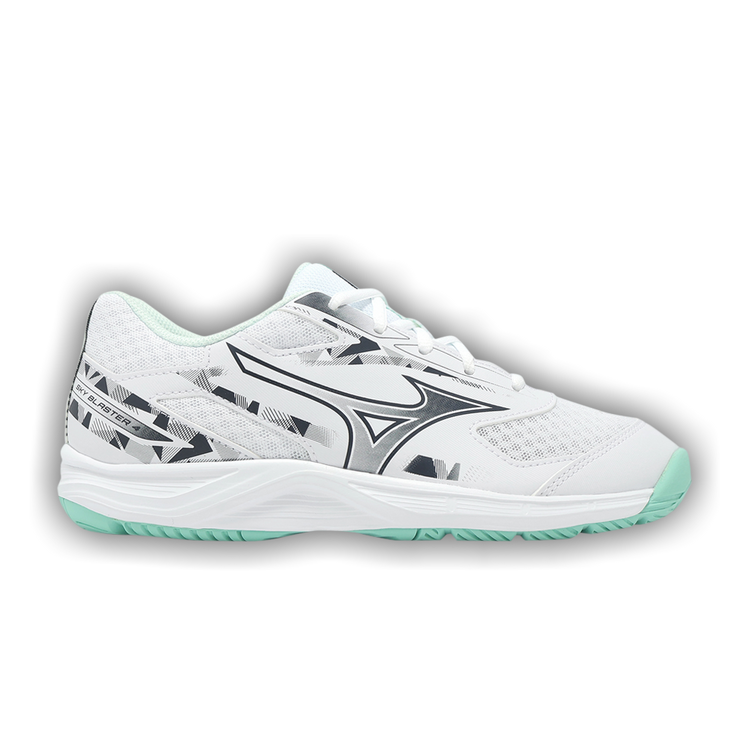 Buy Mizuno Sky Blaster 4 Wide 'White Grey Mint' - 71GA253313 | GOAT