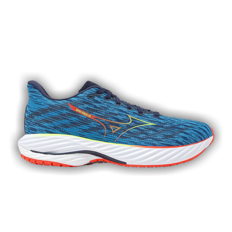 Buy Mizuno Wave Rider 28 'Blue Pace Green Gecko' - J1GC240356 | GOAT