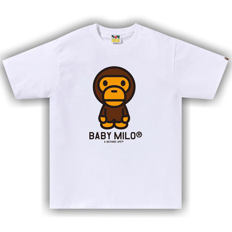 Buy BAPE Baby Milo Tee 'White' - 2L30 110 001 WHITE | GOAT