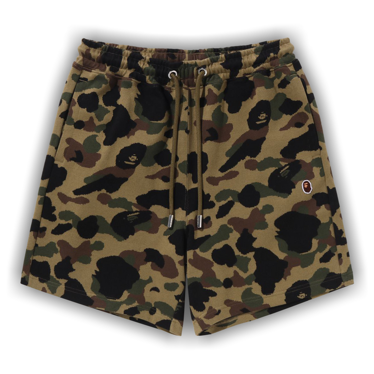 Buy BAPE 1st Camo Jacquard One Point Relaxed Fit Sweat Shorts
