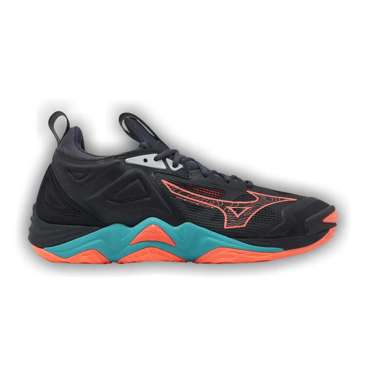Buy Mizuno Wave Momentum 3 'Black Neon Flame' - V1GA231206 | GOAT