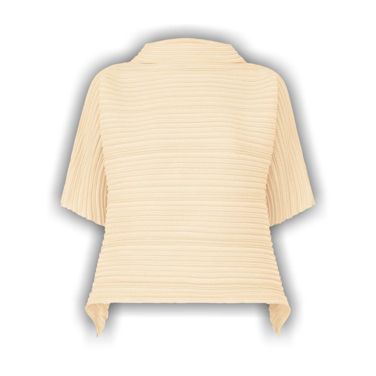 定価以下PLEATSPLEASE ISSEY MIYAKE BEIGE KNIT JIGGLY KNIT Top Beige – ISSEY MIYAKE EU