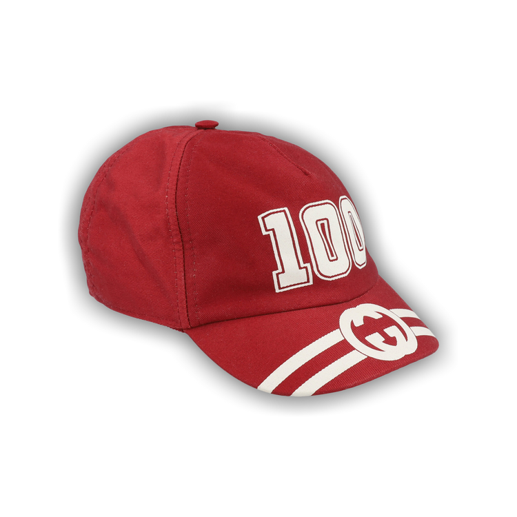 Buy Gucci Kids 100 Special Series Baseball Hat 'Bright Red