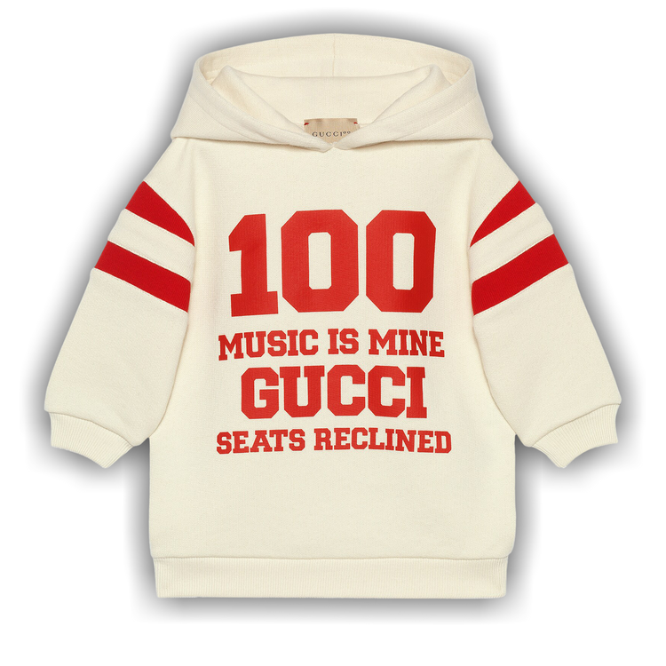 Buy Gucci Kids Music Is Mine Hoodie 'White' - 678934 XJD1W 9229 | GOAT
