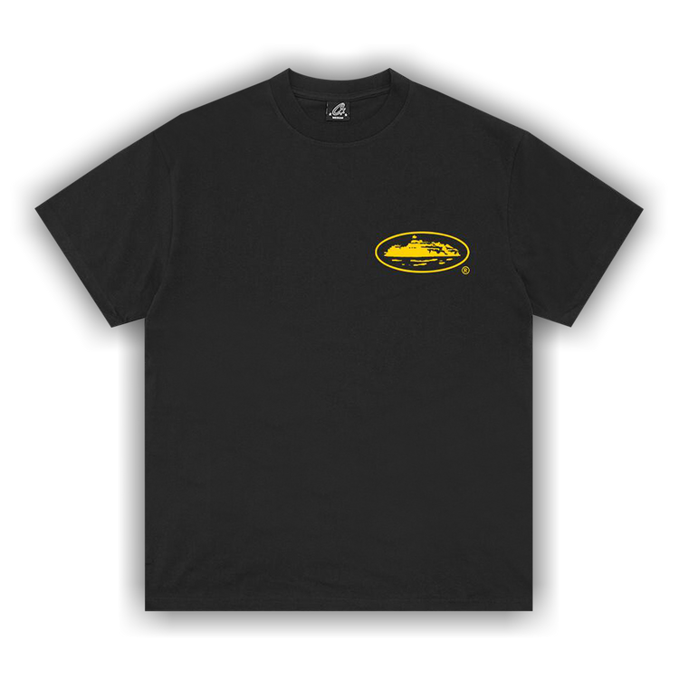 Buy Corteiz OG Alcatraz Tee 'Black/Yellow' - 07892
