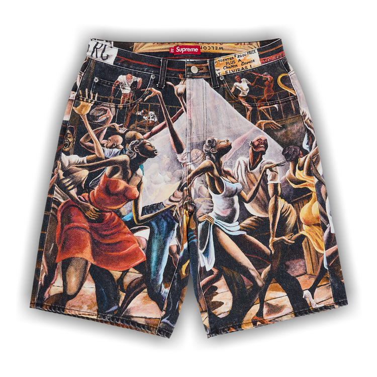 Buy Supreme x Ernie Barnes Baggy Denim Short 