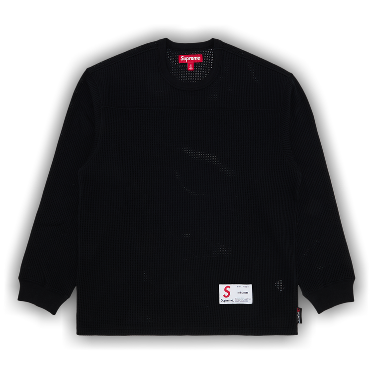 Buy Supreme Polartec Mesh Long-Sleeve Football Top 'Black