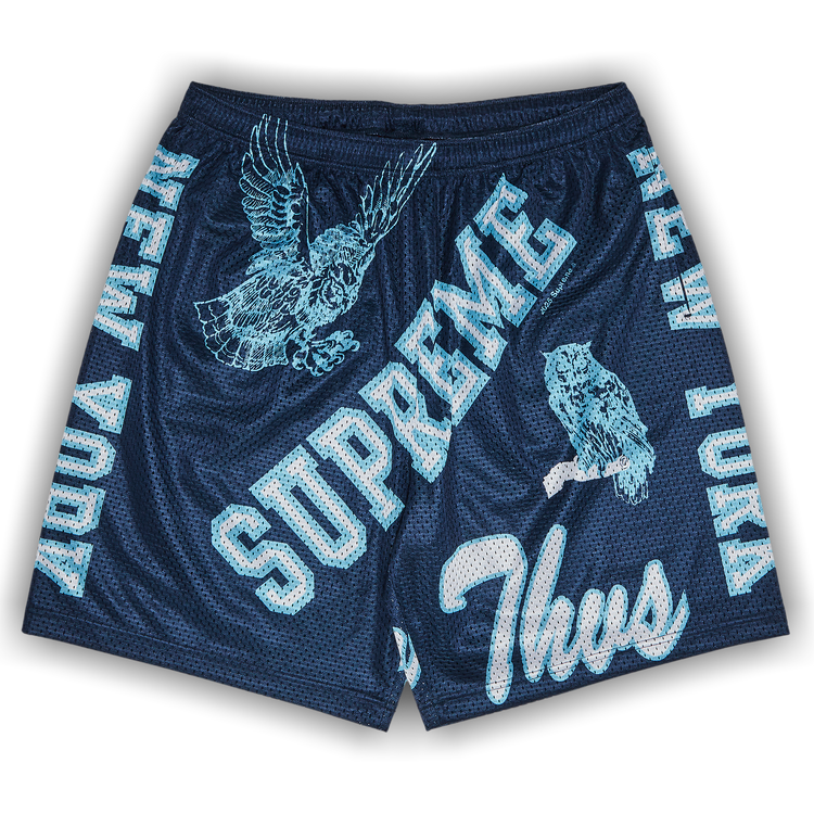 パンツ Supreme Ultrasuede Mesh Short Navy L Supreme Ultrasuede Mesh Short Navy L