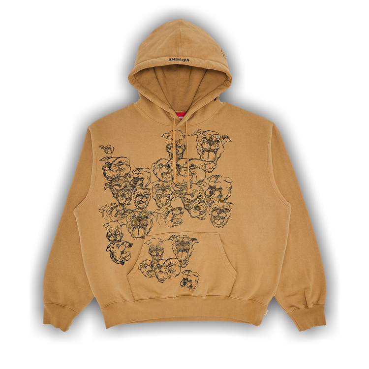 【Supreme】Pitbulls Embroidered Hooded Sweatshirt Black 25SS Pitbulls Embroidered Hooded Sweatshirt | Supreme 25ss