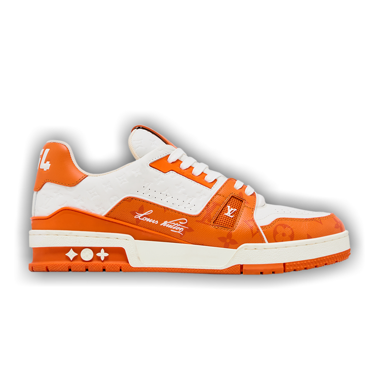 Buy Louis Vuitton Trainer Low 'Orange Monogram' - 1A811Y | GOAT