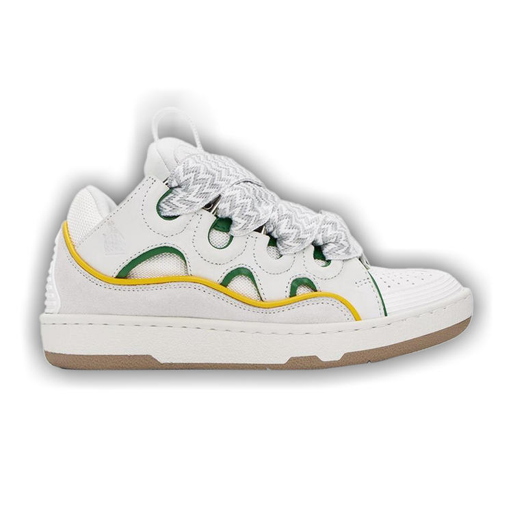 Buy Lanvin Curb Sneakers 'White Green Yellow' SSENSE Exclusive