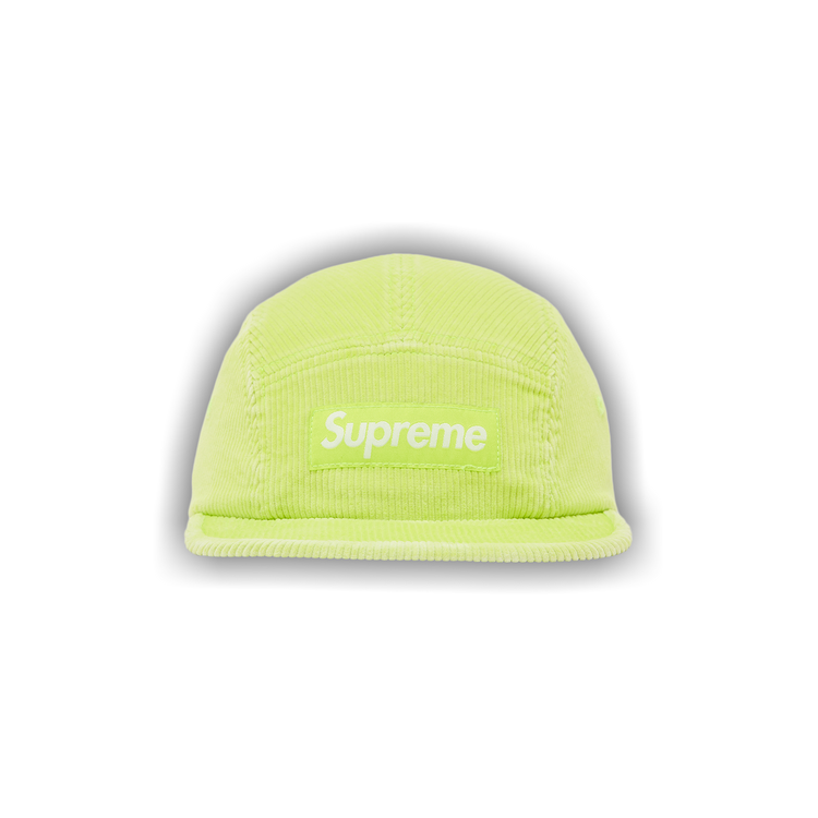キャップ HOLYNUMBER7 Recycled poly long brim camp cap yellow Buy Supreme Corduroy Camp Cap 'Neon Yellow' - SS25H82 NEON