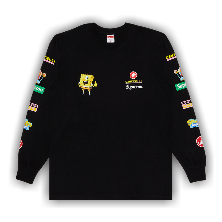 Supreme SpongeBob/Castelli Racing L/S Tee (XL) – POP SHOP