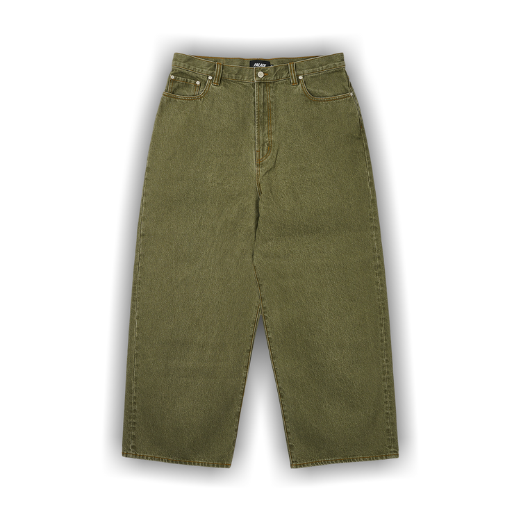 Buy Palace P100 Super Baggy Jean 'The Deep Green' - P28T036 | GOAT