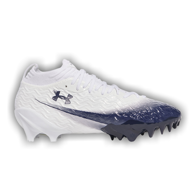 Under Armour Spotlight Pro Football Cleats  Men\'s Size 13 White Blue 3028200-104 Under Armour Men main image 3