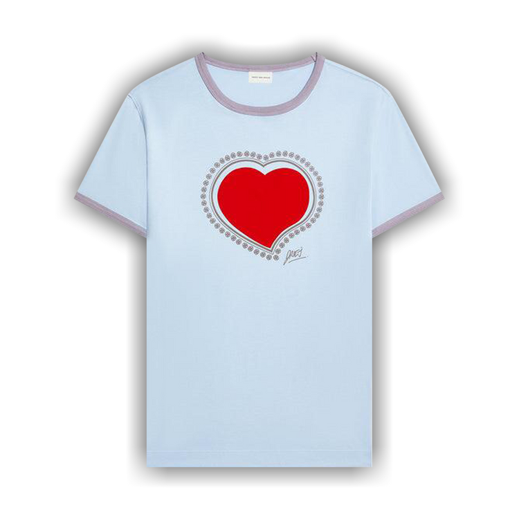 Buy Dries Van Noten Archive Print Tee 'Pale Blue' - 251 021110