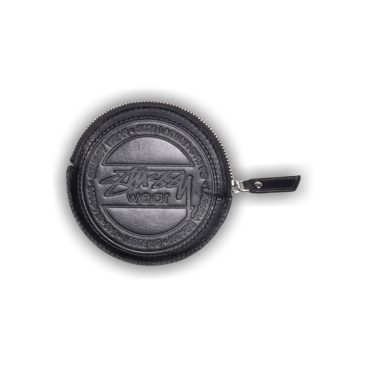 【STUSSY】25ss SURF DOT LEATHER POUCH Stussy Surf Dot Leather Pouch Black Men's - SS25 - US