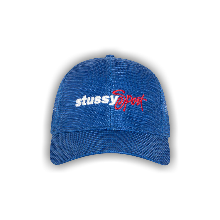 Buy Stussy Mid-Depth Sport Mesh Snapback 'Blue' - 1311176