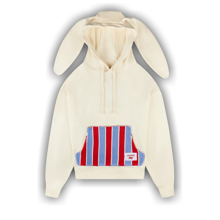 Buy Charles Jeffrey Loverboy Patch Rabbit Ears Hoodie 'Ecru