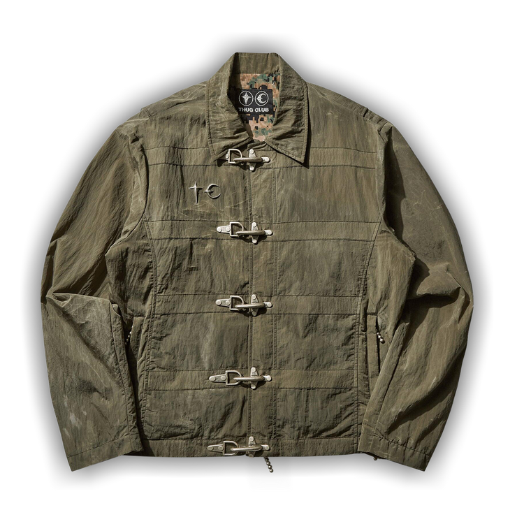 Buy Thug Club Scarred Bio Soldier Jacket 'Khaki Buy Thug Club Scarred Bio Soldier Jacket 'Khaki