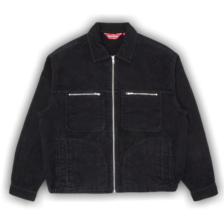 Buy Supreme Moleskin Work Jacket 'Black' - SS25J77 BLACK | GOAT