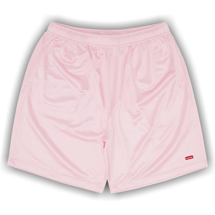 Buy Supreme Small Box Baggy Mesh Short 'Pink' - SS25SH18 PINK | GOAT
