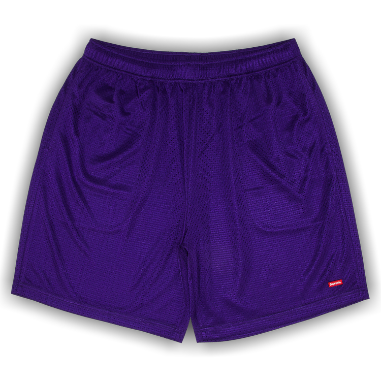 Supreme Small Box Baggy Mesh Short 紫 M Buy Supreme Small Box Baggy Mesh Short 'Purple' - SS25SH18