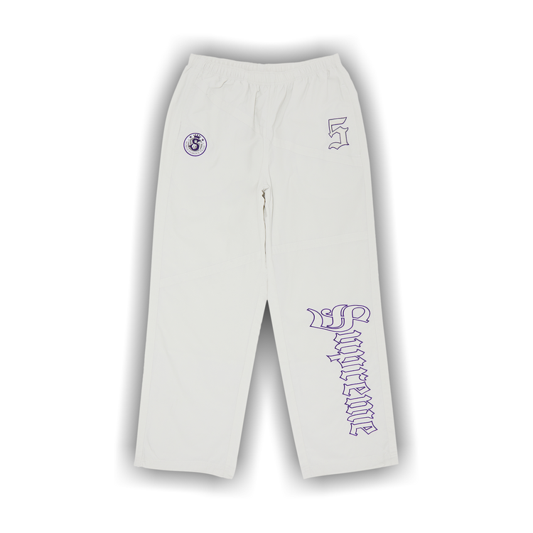 Buy Supreme Old English Track Pant 'White' - SS25P18 WHITE | GOAT
