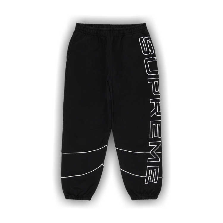 Buy Supreme Paneled Sweatpant 'Black' - SS25P81 BLACK | GOAT