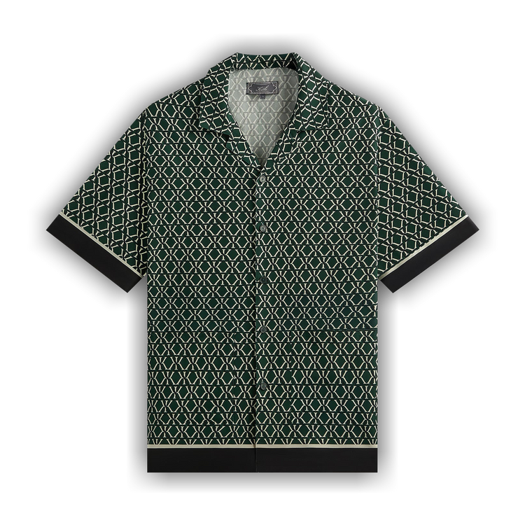 Buy Kith Monogram Crest Reade Shirt 'Stadium' - KHM033346 302 | GOAT