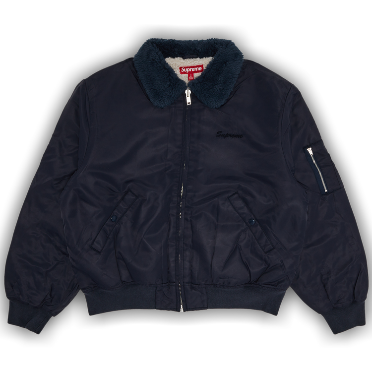 Buy Supreme Aoi Nylon Bomber Jacket 'Navy' - SS25J84 NAVY | GOAT