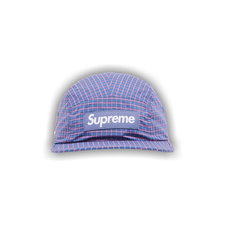 Buy Supreme x Cordura Plaid Camp Cap 'Blue' - SS25H21 BLUE | GOAT
