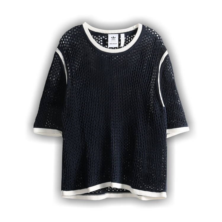 Buy adidas x Wales Bonner Knit Tee 'White/Green/Blue Bird/Night