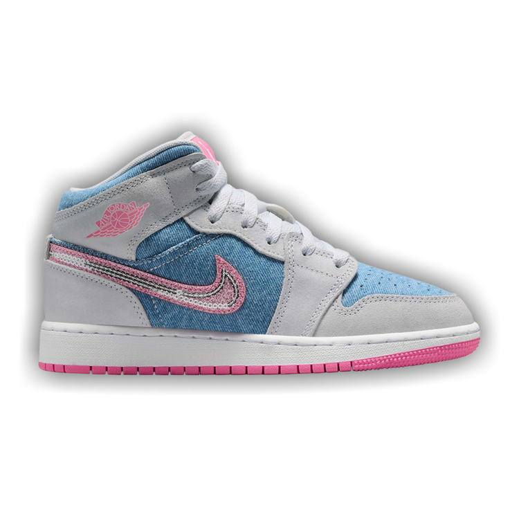 希少品　NIKE AIR JORDAN Nike Air Jordan 1 Mid Fearless CLOT Edison Chen Silver Red