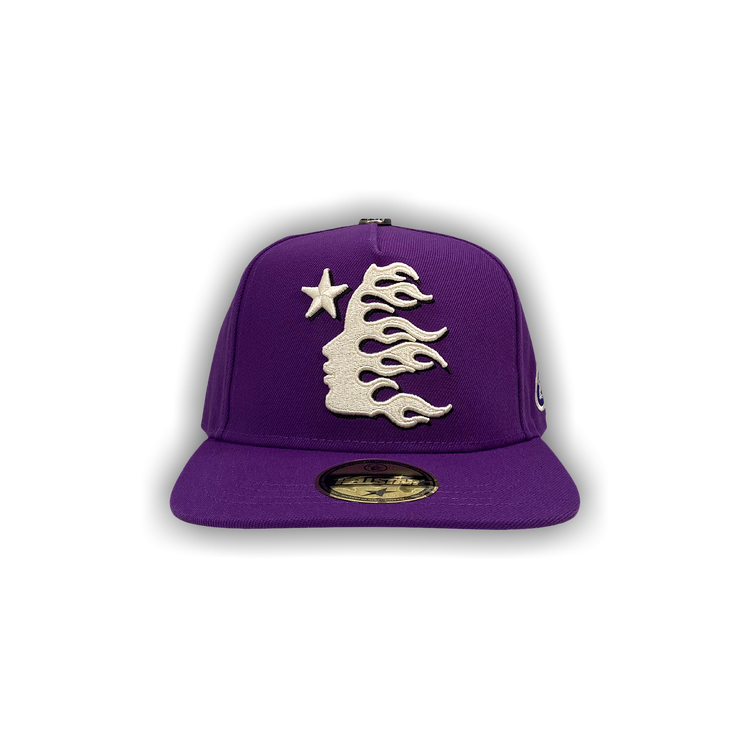 Buy Hellstar Og Logo Hat Fitted 'Purple' - HS01HAT004 PUR | GOAT