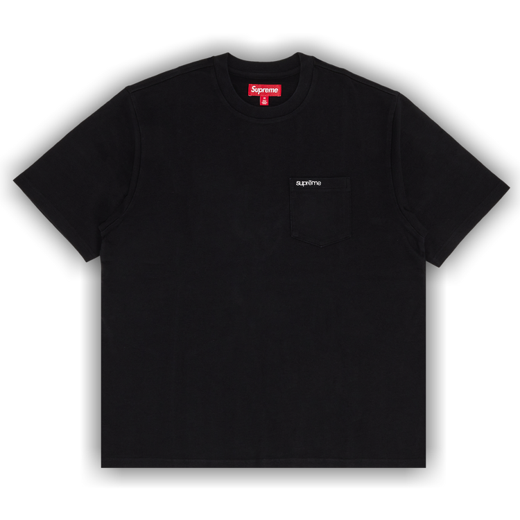Buy Supreme Short-Sleeve Pocket Tee 'Black' - SS25KN4 BLACK