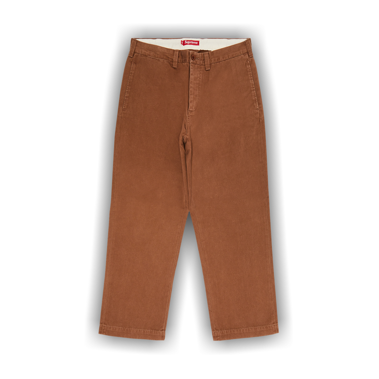Buy Supreme Chino Pant 'Brown' - SS25P32 BROWN | GOAT