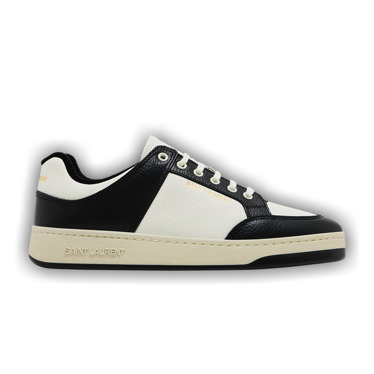 ★Saint Laurent★ SL61 Low Top Sneakers White Black 713600AA SL/61 sneakers in perforated leather | Saint Laurent | YSL US