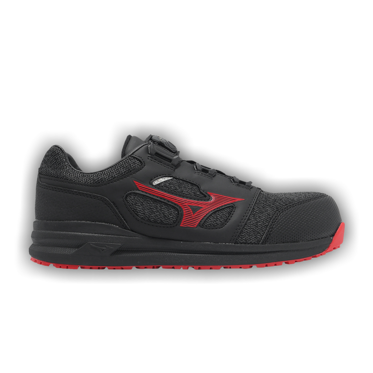 Buy Mizuno Almighty LS 2 BOA Wide 'Black Red' - F1GA225209 | GOAT
