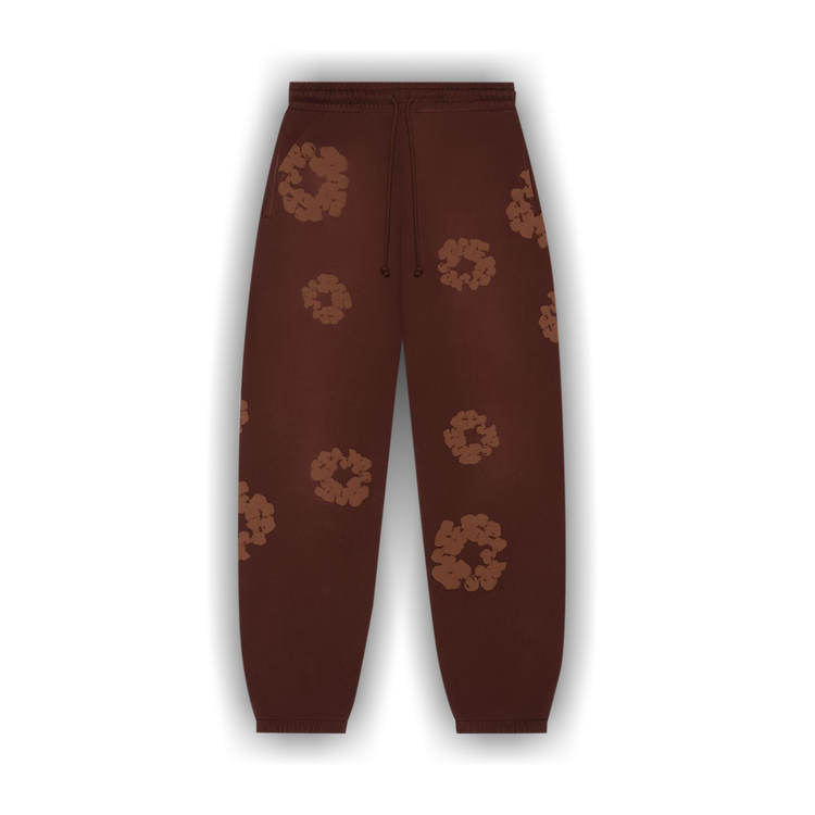 Buy Denim Tears Mono Cotton Wreath Sweatpants 'Brown