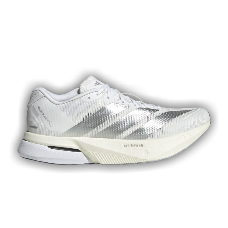 Buy Wmns Adizero Boston 13 'White Matte Silver' - JS4948 | GOAT