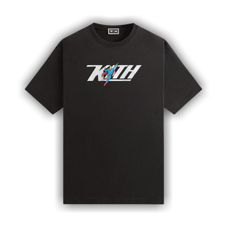【KITH】Kith Flight スーパーマン ヴィンテージ Tシャツ Buy Kith x Superman Flight Vintage Tee 'Black' - KHM033775 001 | GOAT