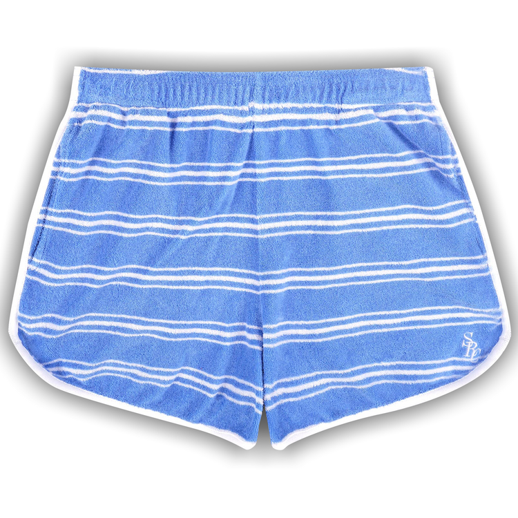 ショートパンツ Sporty & Rich SS25 TERRY SHORT (SH013620302BL24 88) SRC Terry Short - Pink Dolphin Striped – Sporty & Rich