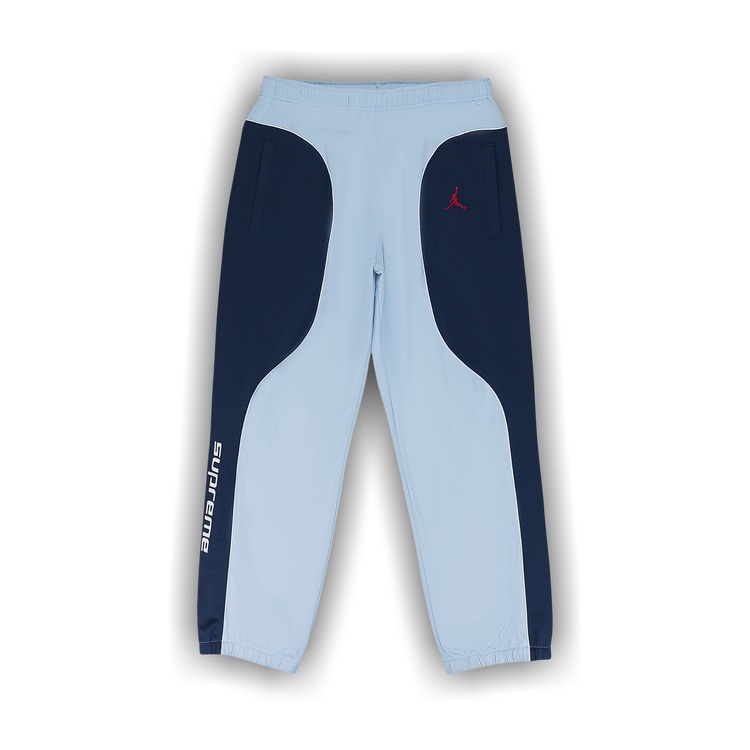 ウェア Supreme x Jordan Tricot Track Supreme Jordan Tricot Track Pant Light Blue Men's - FW24 - US