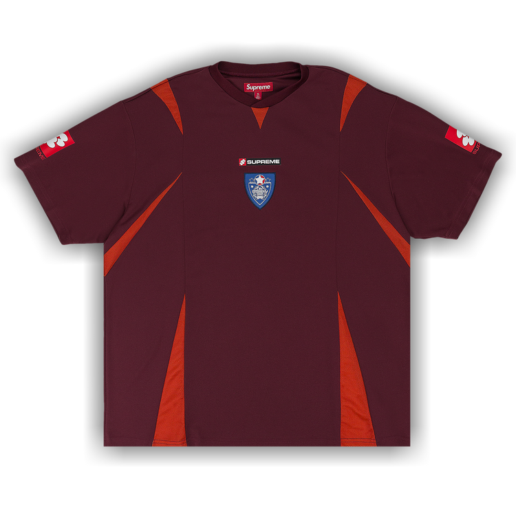 Supreme Crest シュプリーム クレスト サッカー ジャージ マルーン Buy Supreme Crest Soccer Jersey 'Maroon' - FW24KN15 MAROON