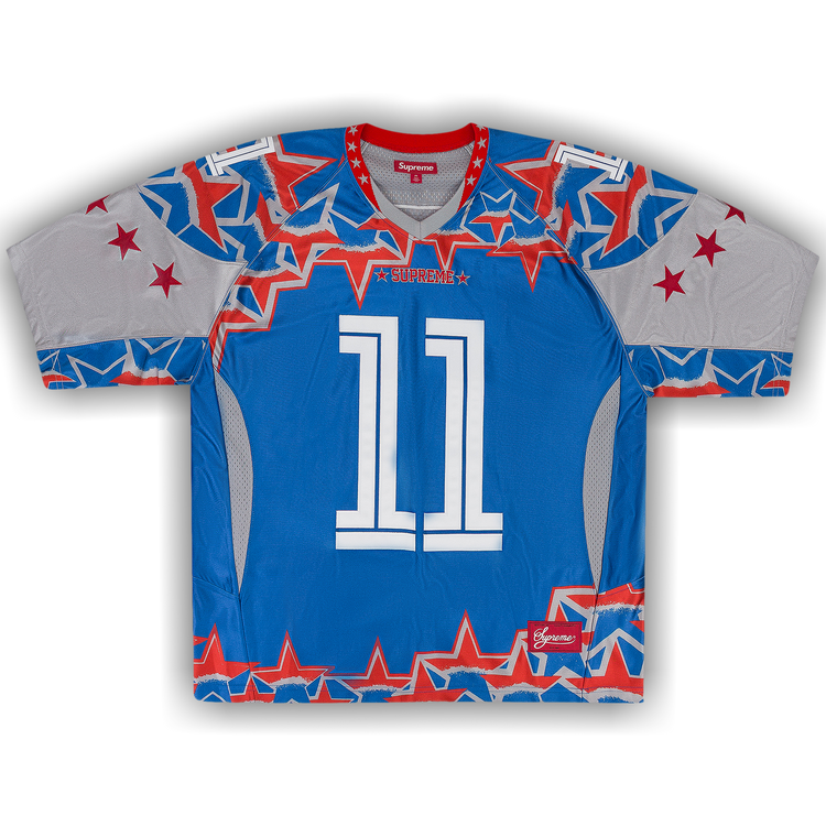 Buy Supreme Stars Football Jersey 'Blue' - SS25KN9 NAVY | GOAT