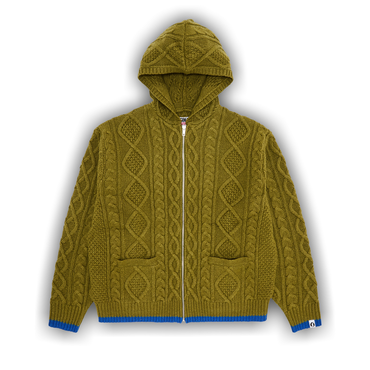 Buy Supreme x Goodenough Zip Up Hooded Sweater 'Olive' - SS25SK35