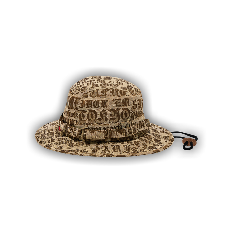 Buy Supreme Cities Jacquard Boonie 'Tan' - SS25H67 TAN | GOAT